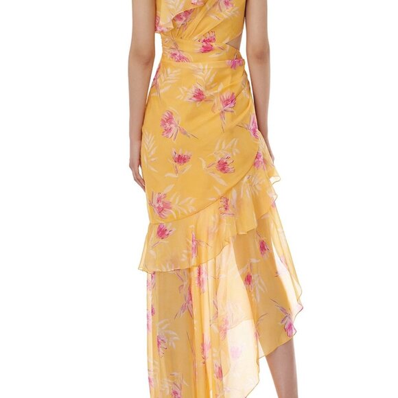 AMUR VI GOWN GOLDEN YELLOW - Picture 3 of 11